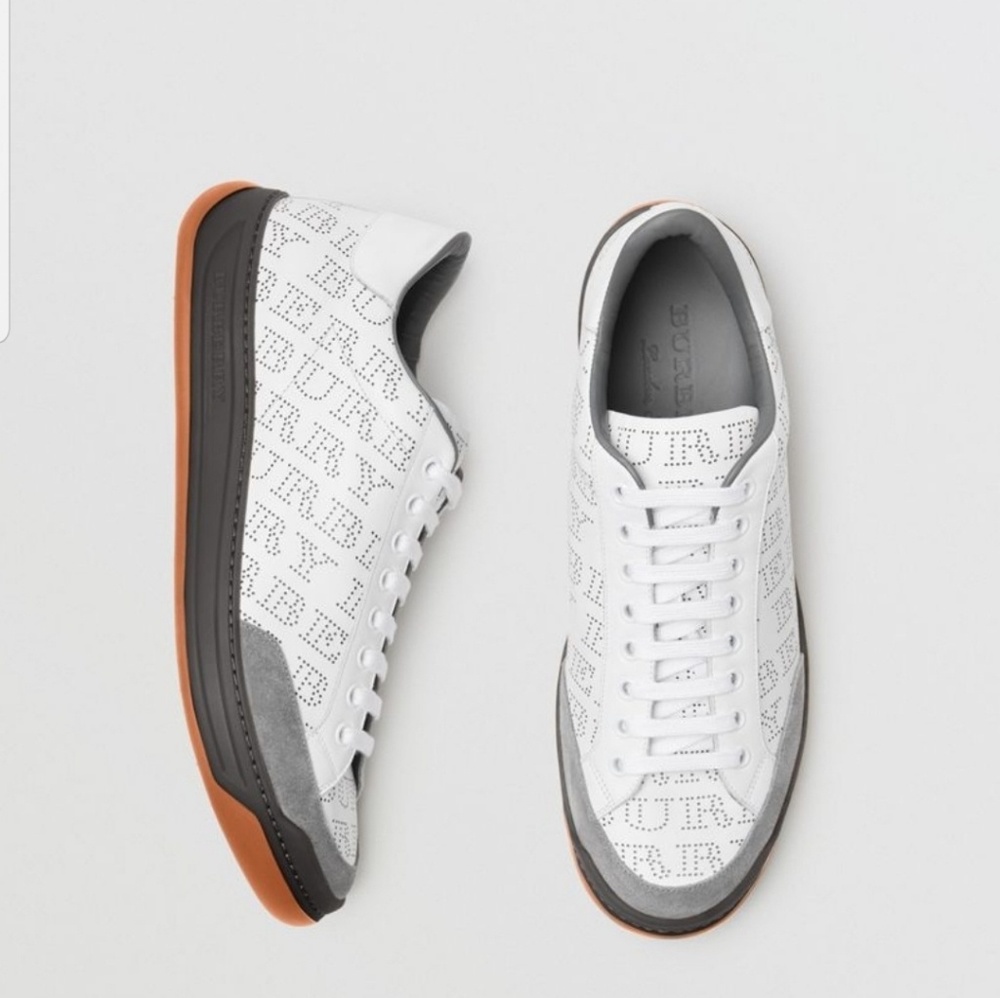 Burberry Perforated Logo Sneakers